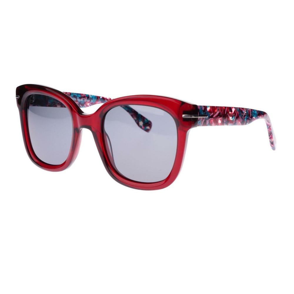 New Runway Sunwear RS-675 Burgundy Polarized Sunglasses with Blue Lenses